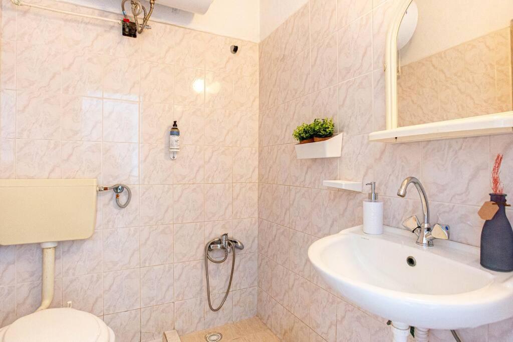 Blue Maraci 2 - Sea View, Kitchen, Beach Access Apartment Himare Exterior photo