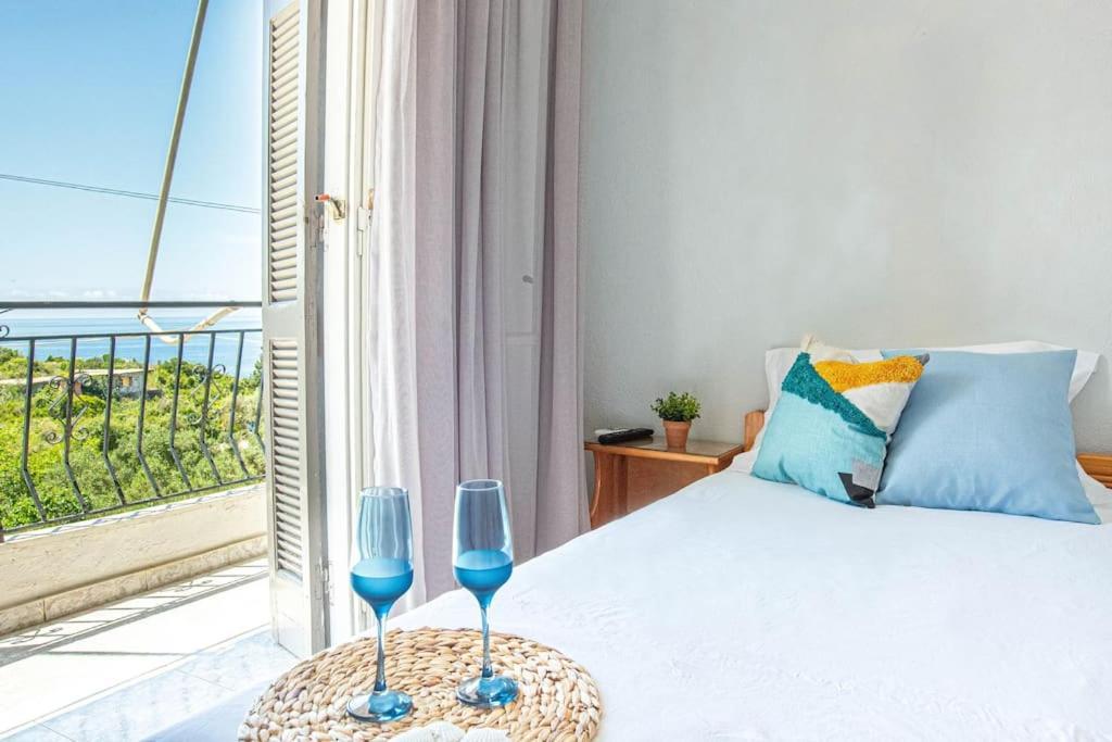Blue Maraci 2 - Sea View, Kitchen, Beach Access Apartment Himare Exterior photo